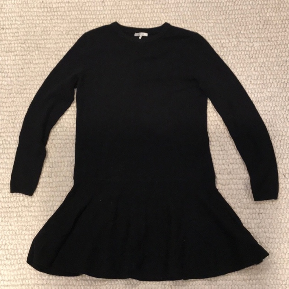 Ganni Mercer black sweater dress